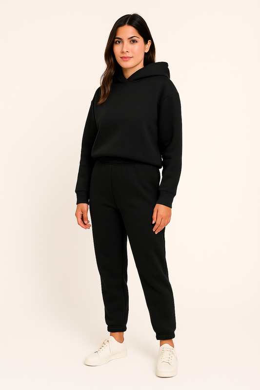 Casual Women’s Hooded Sweater Two-Piece Tracksuit Set.