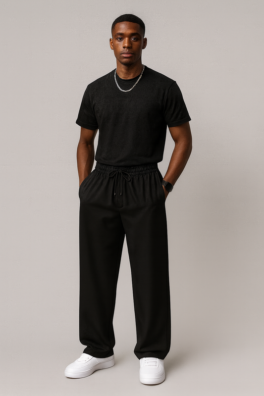 Summer Wide-Leg Pants for Men, Cool and Relaxed