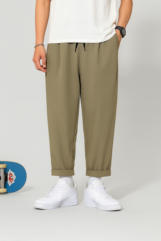 Silk Jogger Pants